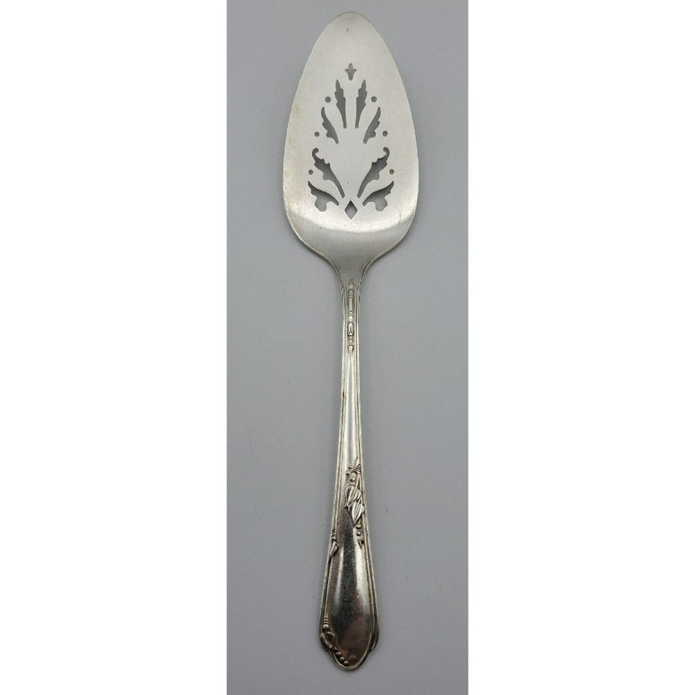 WM.A. Rogers A1PLUS ONEIDA LTD. Silver Plate Meadowbrook Heather Pie Cake Server